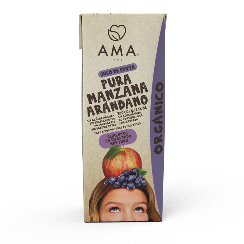 AMATIME 有(yǒu)機(jī)藍(lán)莓蘋果汁200ml